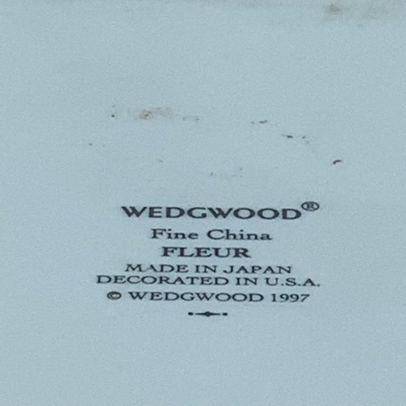 Vintage Wedgwood Fleur Oval Baking Dish - Picture 15 of 15